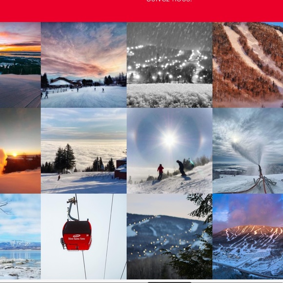 ⛷🇨🇦Vintage French Mont Sainte-Anne Ski Enamel Pin Brooch - Picture 4 of 4